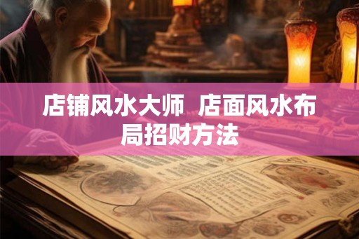 店铺风水大师 店面风水布局招财方法 店铺风水大师 店面风水布局招财方法