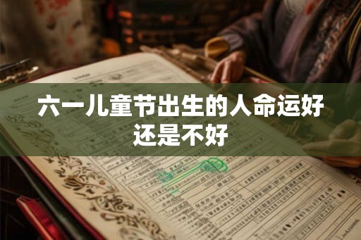 六一儿童节出生的人命运好还是不好