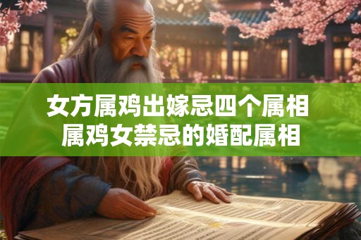 女方属鸡出嫁忌四个属相 属鸡女禁忌的婚配属相