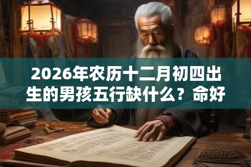2026年农历十二月初四出生的男孩五行缺什么？命好吗？