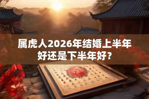 属虎人2026年结婚上半年好还是下半年好？