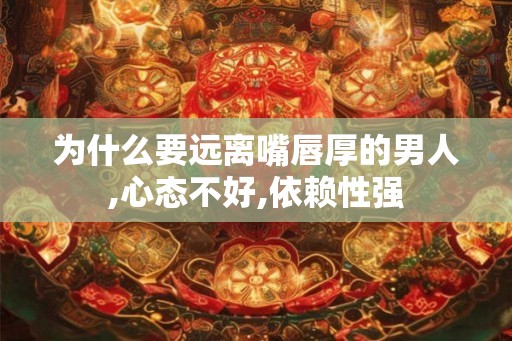 为什么要远离嘴唇厚的男人,心态不好,依赖性强