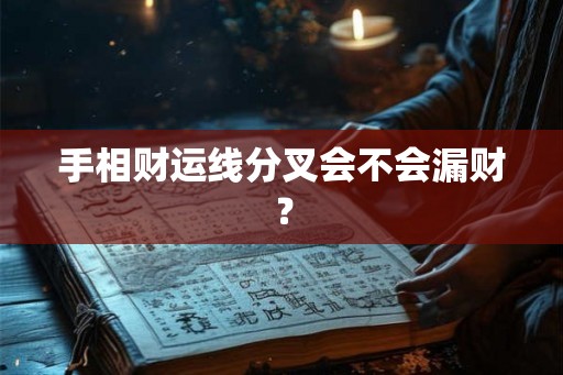 手相财运线分叉会不会漏财? 手相财运线分叉会不会漏财?