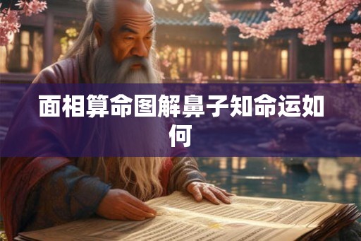 面相算命图解鼻子知命运如何