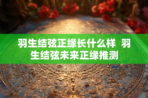 羽生结弦正缘长什么样 羽生结弦未来正缘推测 羽生结弦正缘长什么样 羽生结弦未来正缘推测