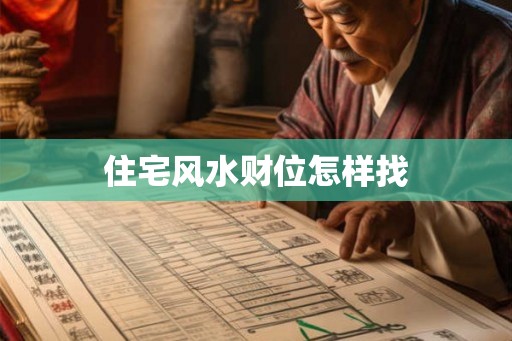 住宅风水财位怎样找 住宅风水财位怎样找