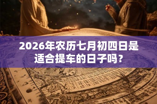 2026年农历七月初四日是适合提车的日子吗？