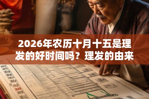 2026年农历十月十五是理发的好时间吗？理发的由来