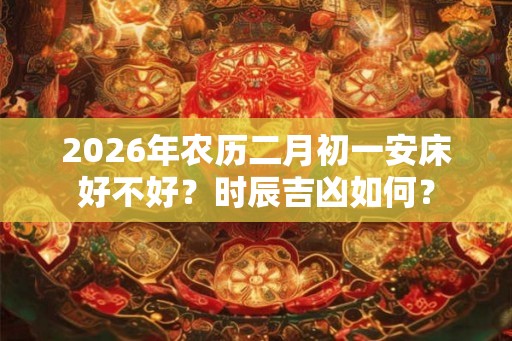 2026年农历二月初一安床好不好？时辰吉凶如何？