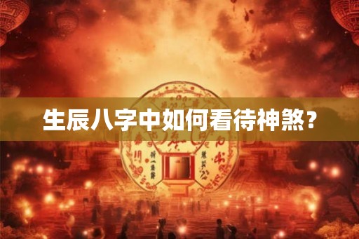 生辰八字中如何看待神煞？