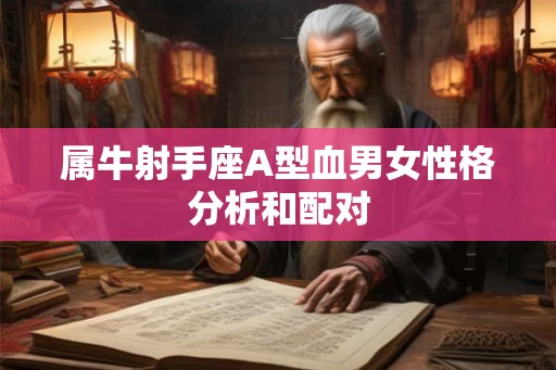 属牛射手座A型血男女性格分析和配对