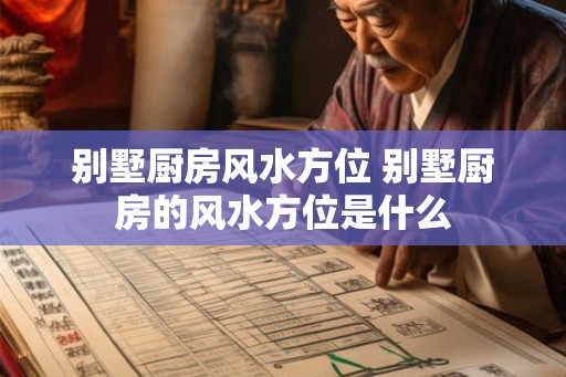 别墅厨房风水方位 别墅厨房的风水方位是什么