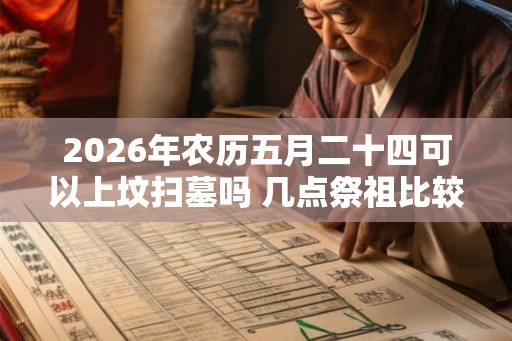 2026年农历五月二十四可以上坟扫墓吗 几点祭祖比较好 2026年农历五月二十四可以上坟扫墓吗 几点祭祖比较好