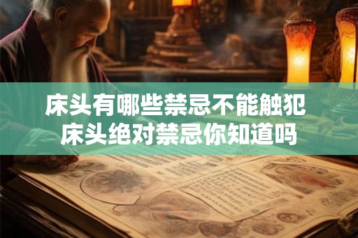 床头有哪些禁忌不能触犯 床头绝对禁忌你知道吗