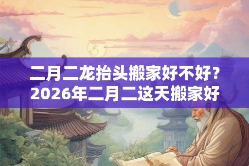 二月二龙抬头搬家好不好？2026年二月二这天搬家好不好？