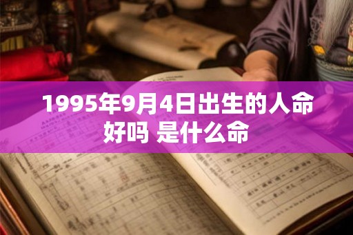 1995年9月4日出生的人命好吗 是什么命