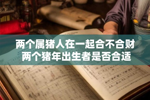 两个属猪人在一起合不合财 两个猪年出生者是否合适恋爱
