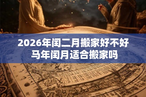 2026年闰二月搬家好不好 马年闰月适合搬家吗