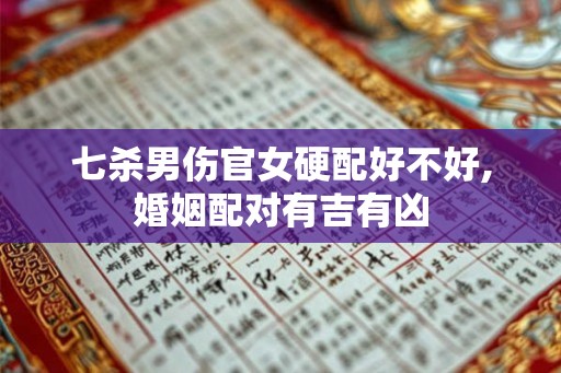 七杀男伤官女硬配好不好,婚姻配对有吉有凶