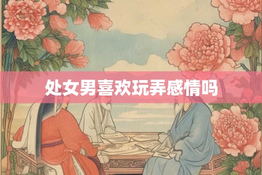 处女男喜欢玩弄感情吗