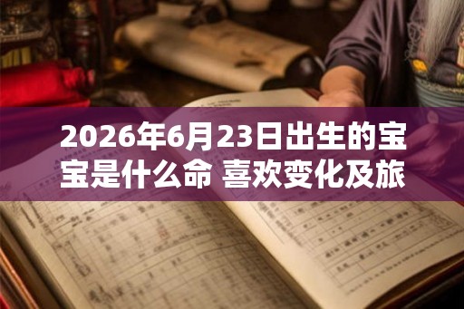 2026年6月23日出生的宝宝是什么命 喜欢变化及旅行