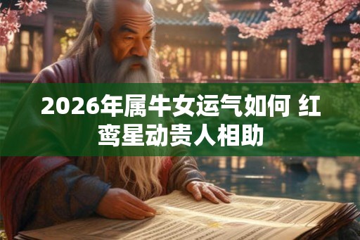 2026年属牛女运气如何 红鸾星动贵人相助