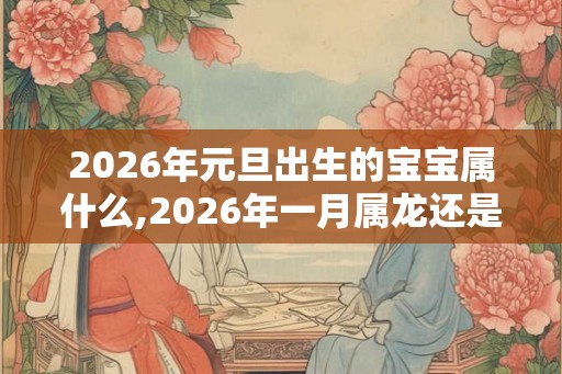 2026年元旦出生的宝宝属什么,2026年一月属龙还是兔