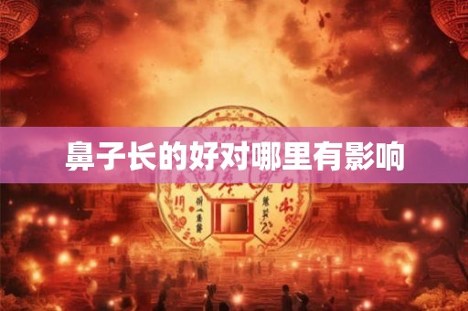 鼻子长的好对哪里有影响 鼻子长的好对哪里有影响