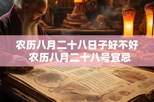 农历八月二十八日子好不好  农历八月二十八号宜忌