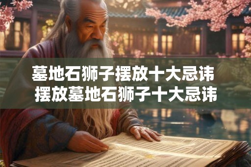 墓地石狮子摆放十大忌讳 摆放墓地石狮子十大忌讳