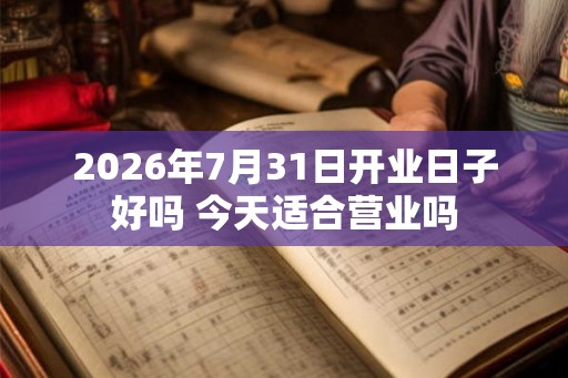 2026年7月31日开业日子好吗 今天适合营业吗