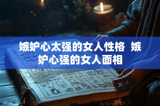 嫉妒心太强的女人性格 嫉妒心强的女人面相 嫉妒心太强的女人性格 嫉妒心强的女人面相