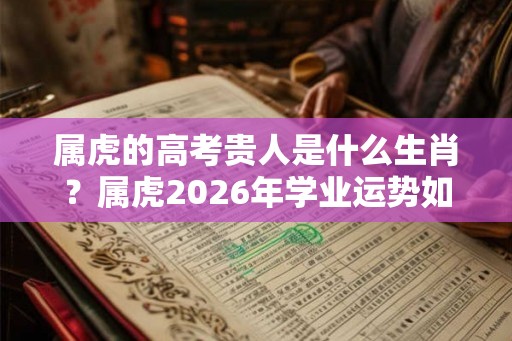 属虎的高考贵人是什么生肖？属虎2026年学业运势如何？