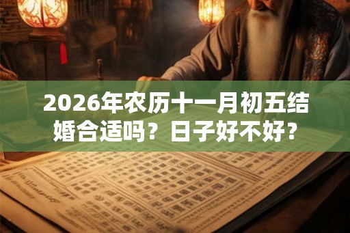 2026年农历十一月初五结婚合适吗？日子好不好？