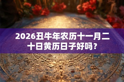 2026丑牛年农历十一月二十日黄历日子好吗？