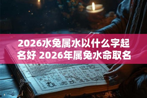 2026水兔属水以什么字起名好 2026年属兔水命取名字 2026水兔属水以什么字起名好 2026年属兔水命取名字