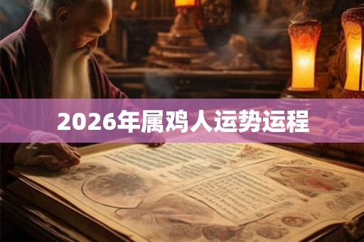 2026年属鸡人运势运程