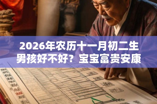 2026年农历十一月初二生男孩好不好？宝宝富贵安康吗？