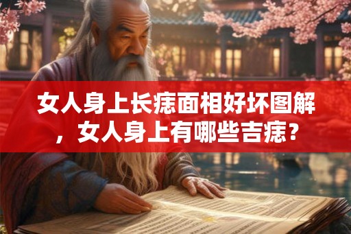 女人身上长痣面相好坏图解，女人身上有哪些吉痣？