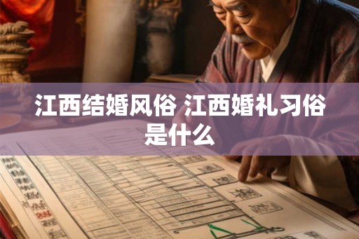 江西结婚风俗 江西婚礼习俗是什么 江西结婚风俗 江西婚礼习俗是什么
