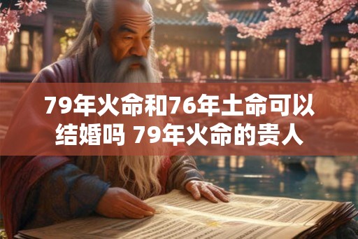 79年火命和76年土命可以结婚吗 79年火命的贵人