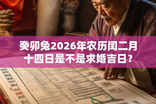 癸卯兔2026年农历闰二月十四日是不是求婚吉日? 癸卯兔2026年农历闰二月十四日是不是求婚吉日?