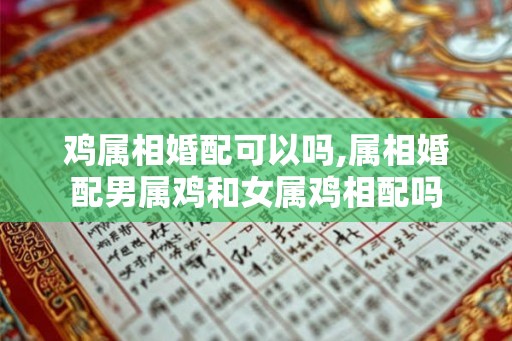 鸡属相婚配可以吗,属相婚配男属鸡和女属鸡相配吗