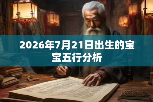 2026年7月21日出生的宝宝五行分析