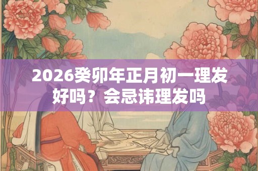 2026癸卯年正月初一理发好吗？会忌讳理发吗