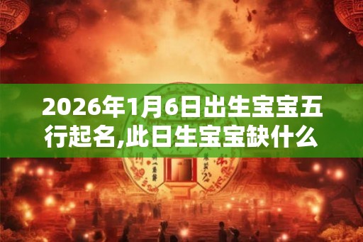 2026年1月6日出生宝宝五行起名,此日生宝宝缺什么五行？