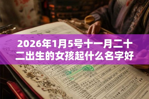 2026年1月5号十一月二十二出生的女孩起什么名字好听 温柔