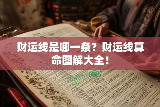 财运线是哪一条？财运线算命图解大全！