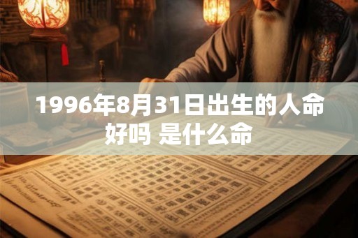 1996年8月31日出生的人命好吗 是什么命 1996年8月31日出生的人命好吗 是什么命