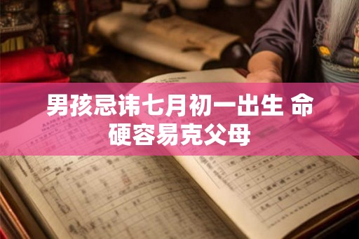 男孩忌讳七月初一出生 命硬容易克父母